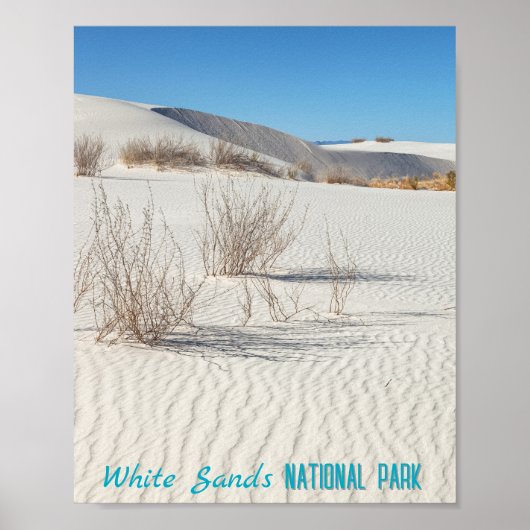 Poster Le parc national de White Sands (Devant)