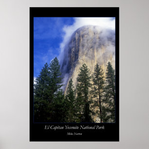 Poster Le Parc national d'El Capitan Yosemite