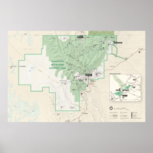 Poster Le Parc national des Monts Guadalupe (Devant)