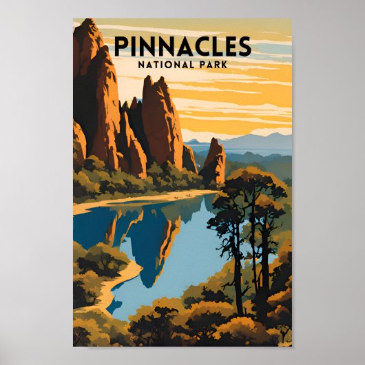 Poster Le Parc national des Pinnacles (Devant)