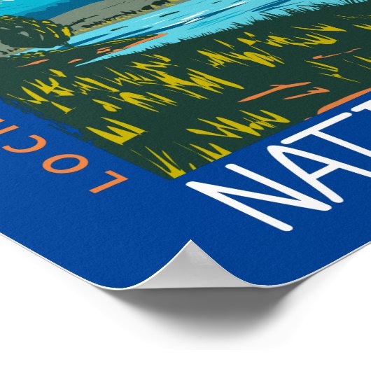 Poster Le Parc national du Caire en Ecosse en détresse (Coin)