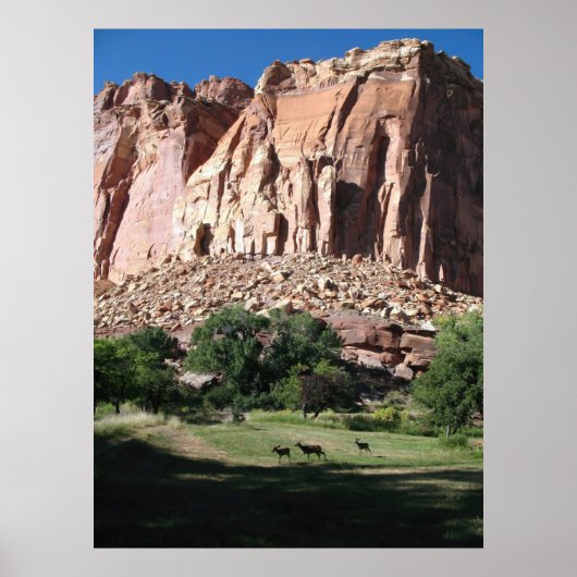Poster Le Parc national du Capitol Reef (Devant)