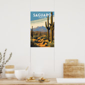 Poster Le Parc national du Saguaro (Cuisine)