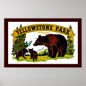 Poster Le parc Yellowstone (Devant)