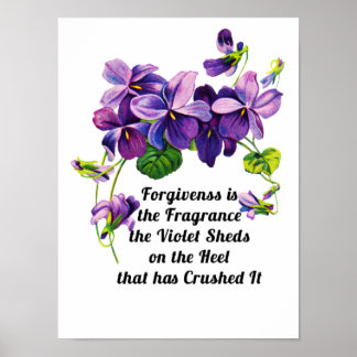 Poster Le pardon est la Fragrance