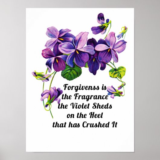 Poster Le pardon est la Fragrance (Devant)