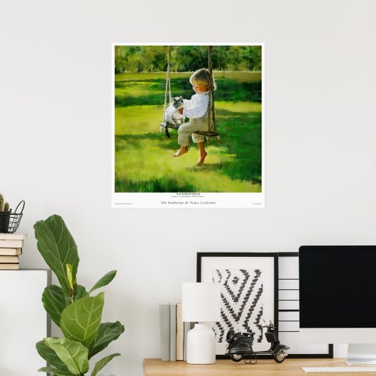 Poster Le paresseux (Bureau à domicile)