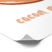 Poster le parfait mélange de cacao et de confort (Coin)