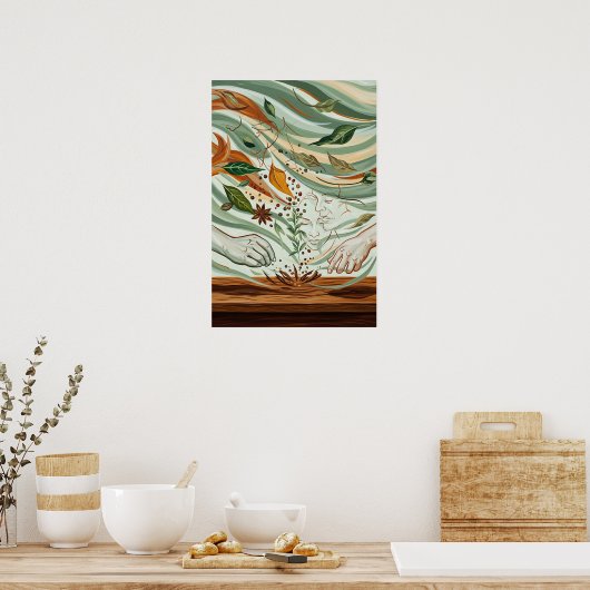Poster Le Parfum de la Connexion (Cuisine)