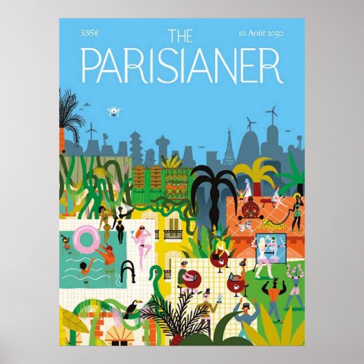 Poster LE PARISIANER 10 août 2050 (Devant)