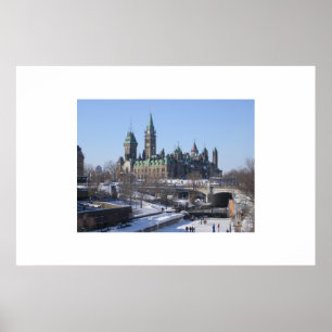 Poster Le Parlement d'Ottawa