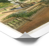 Poster Le Parterre, Harewood House près de Leeds, pub. pa (Coin)