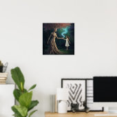 Poster « Le passage boisé d'Eirene » – Une réalité surréa (Bureau à domicile)