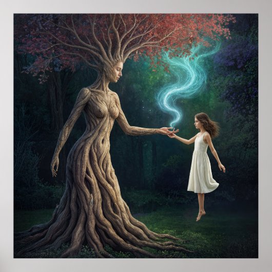 Poster « Le passage boisé d'Eirene » – Une réalité surréa (Devant)