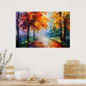 Poster Le passage d'or de l'automne (Cuisine)