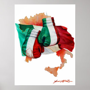 Poster Le patrimoine de la boxe italienne