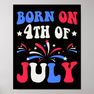 Poster Le Patriotique d'anniversaire 4 juillet