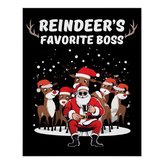 Poster Le patron favori de Reindeer (Devant)