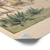 Poster Le Pavillon algérien à l'exposition universelle (Coin)