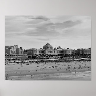 Poster Le pavillon du Kurhaus près de La Haye