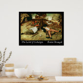 Poster Le Pays de Cockaigne - 1567 (Cuisine)