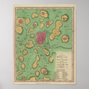 Poster Le Pays De Moriah Ou Jérusalem