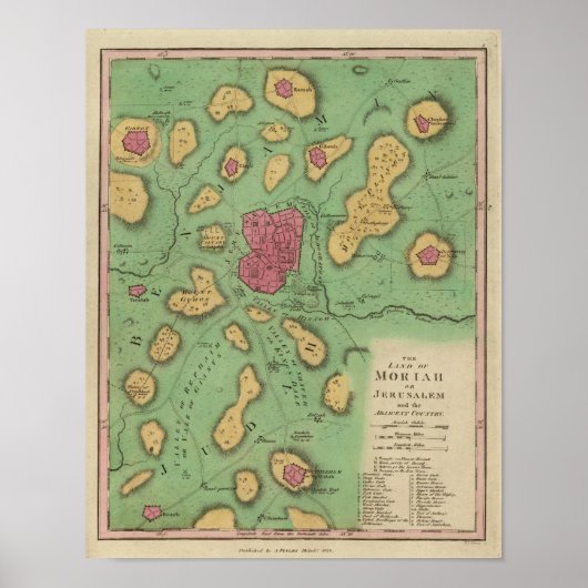 Poster Le Pays De Moriah Ou Jérusalem (Devant)