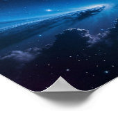 Poster Le paysage cosmique : étoiles et nébuleuses (Coin)