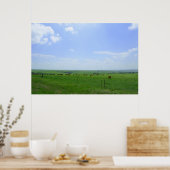 Poster Le paysage du Kansas (Cuisine)