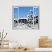 Poster Le paysage hivernal (Cuisine)