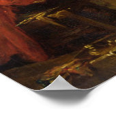 Poster Le Peintre dans son Studio (Coin)