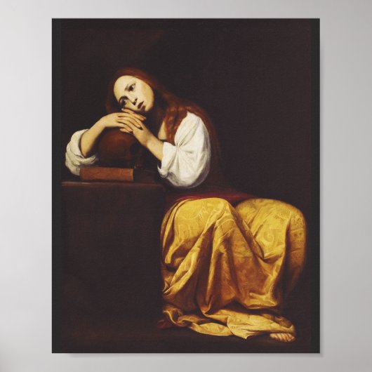 Poster Le pénitent Mary Magdalene par Giacomo Galli (Devant)