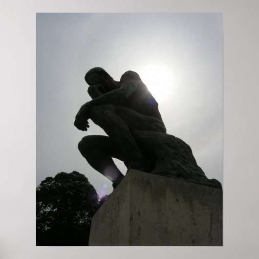 Poster Le penseur (Devant)