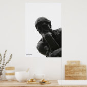 Poster Le penseur (Cuisine)