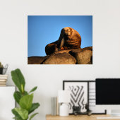 Poster Le penseur - Imprimantes d'art (Bureau à domicile)