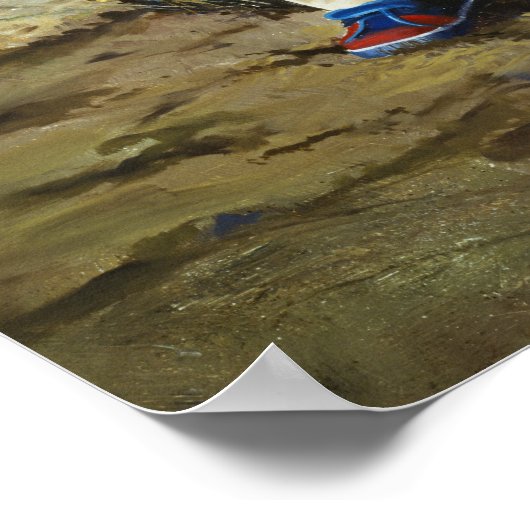 Poster Le penseur (sans bordure) (Coin)