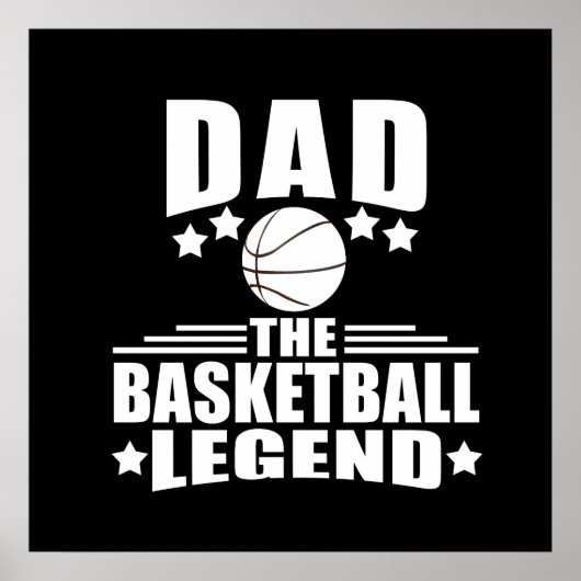 Poster le père de basket la légende (Devant)