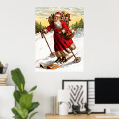 Poster Le Père Noël (Bureau à domicile)