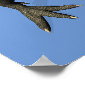 Poster Le Père Noël À L'Allosaurus (Coin)