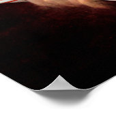 Poster Le Père Noël de Mona Lisa (Coin)