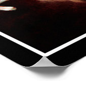 Poster Le Père Noël de Mona Lisa (Coin)