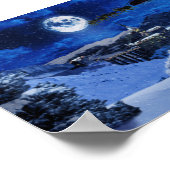 Poster Le Père Noël et le pôle Nord (Coin)