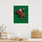 Poster Le Père Noël Monte Un Tigre (Cuisine)