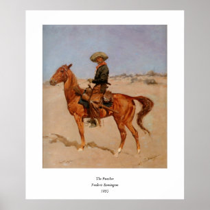 Poster Le perforateur de Frederic Remington (1895)