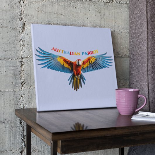 Poster Le perroquet australien coloré