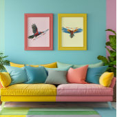 Poster Le perroquet australien coloré