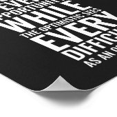 Poster Le pessimiste voit la difficulté | Inspirationnel (Coin)