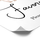 Poster Le petit Baby shower d'Halloween de Boo Faveurs (Coin)