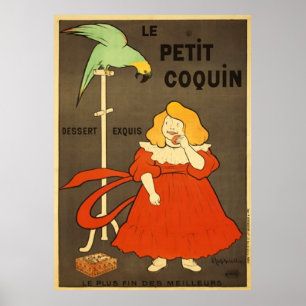 Poster Le Petit Coquin par Cappiello Publicité Vintage