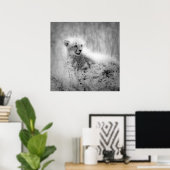 Poster Le petit de Cheetah (Bureau à domicile)